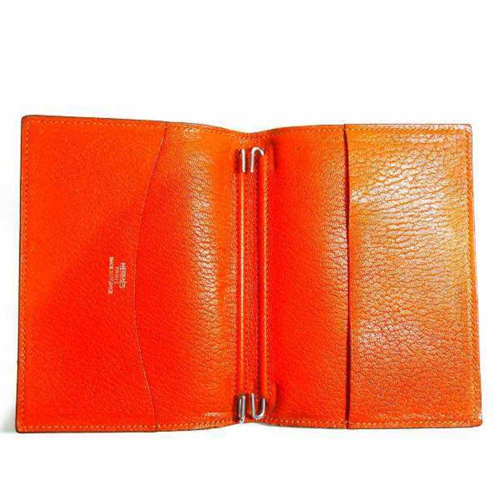 HERMES Agenda GM F Engraved Brand Accessory Notebook Cover Unisex - Picture 2 of 9